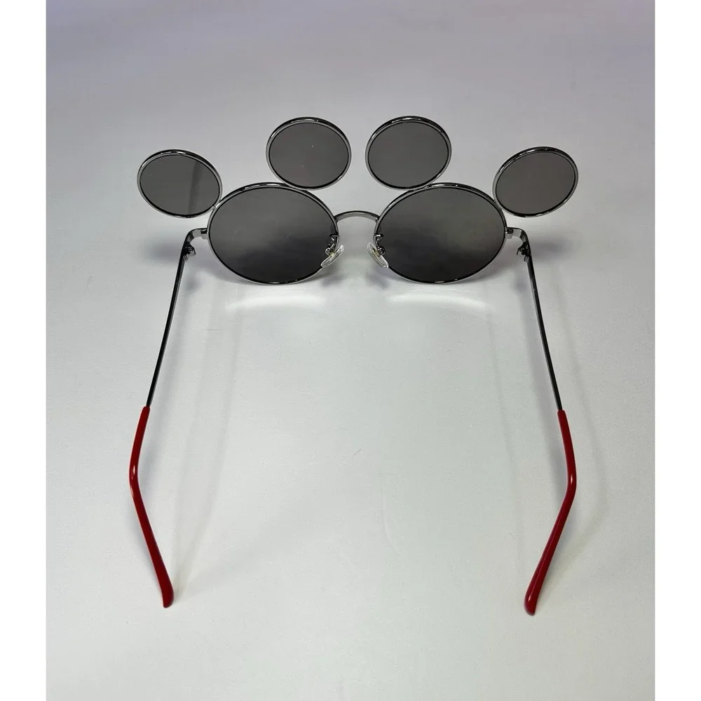 Tokyo Disney Resort Sunglasses Mickey Mouse Silver Red Mirror Japan Limited